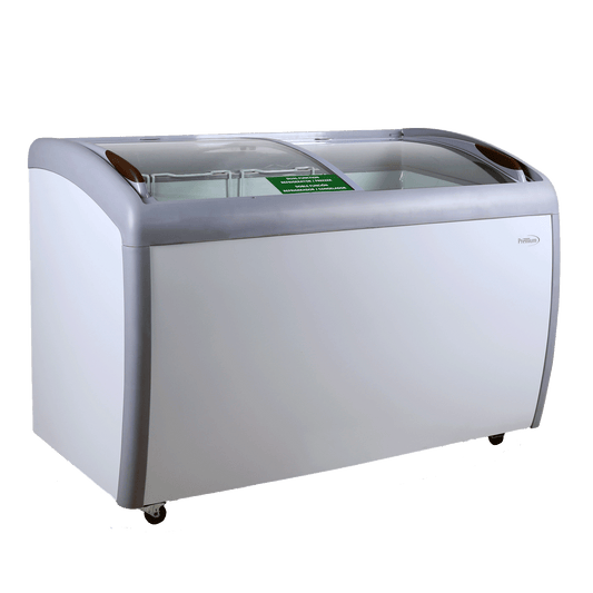 Premium Levella® 9.2 Cu. Ft. Chest Freezer with Curved Glass Top in White