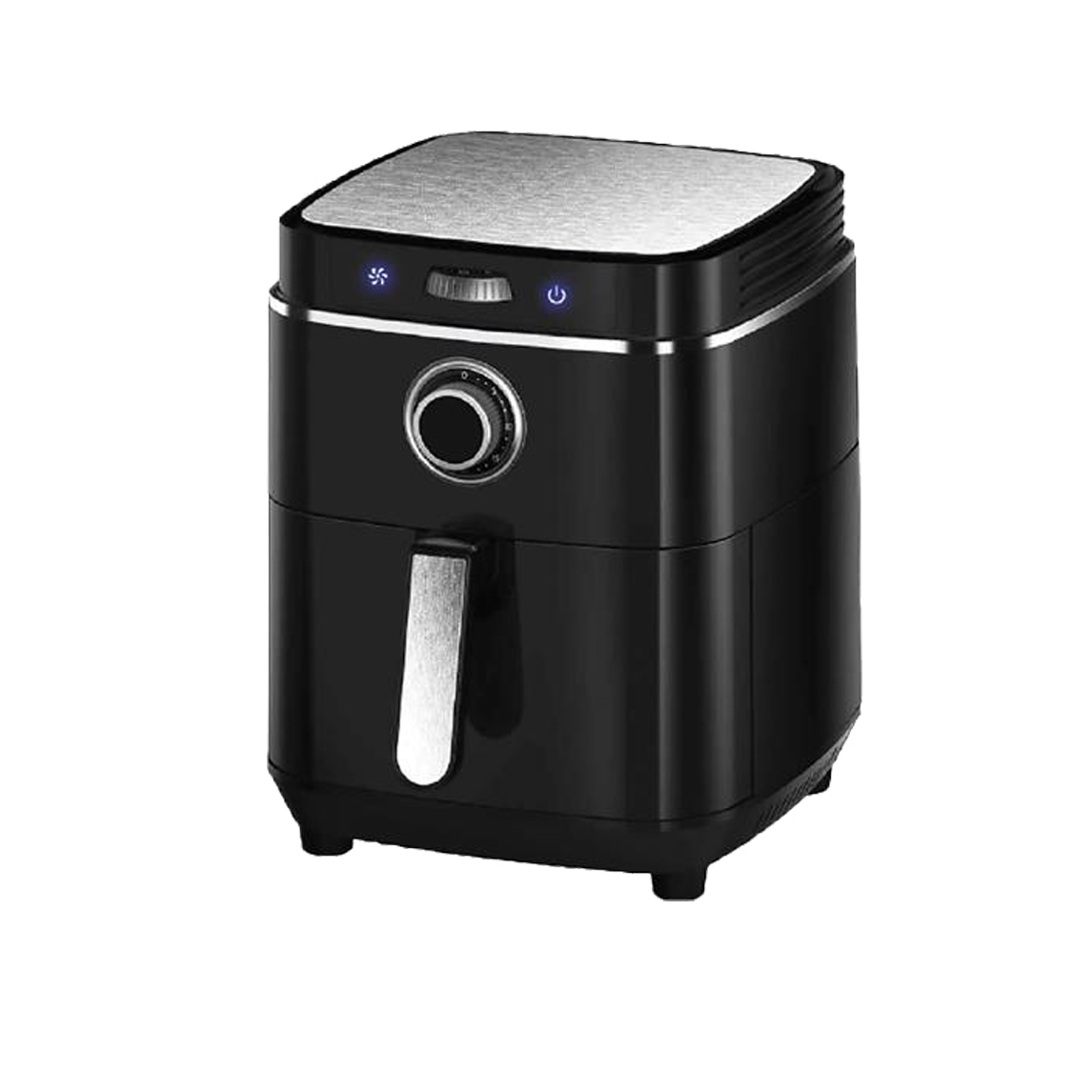 Premium - 3.8 Quart Air Fryer With Rapid Hot Air Circulating System In Black