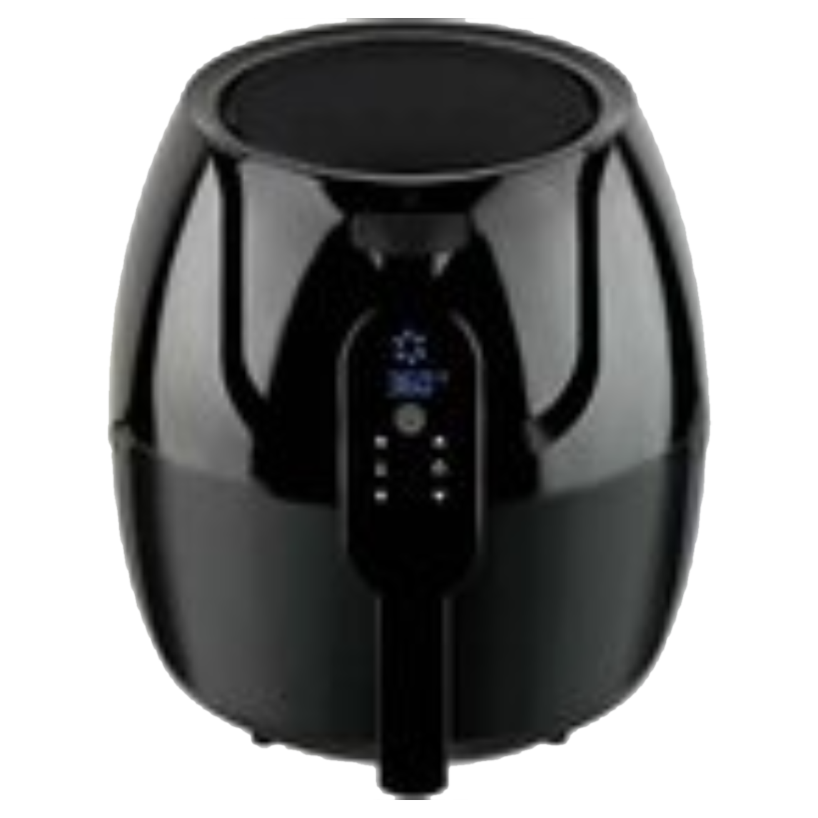 Premium - 5.8 Quart Push Button Air Fryer With Rapid Hot Air Circulating System - Black