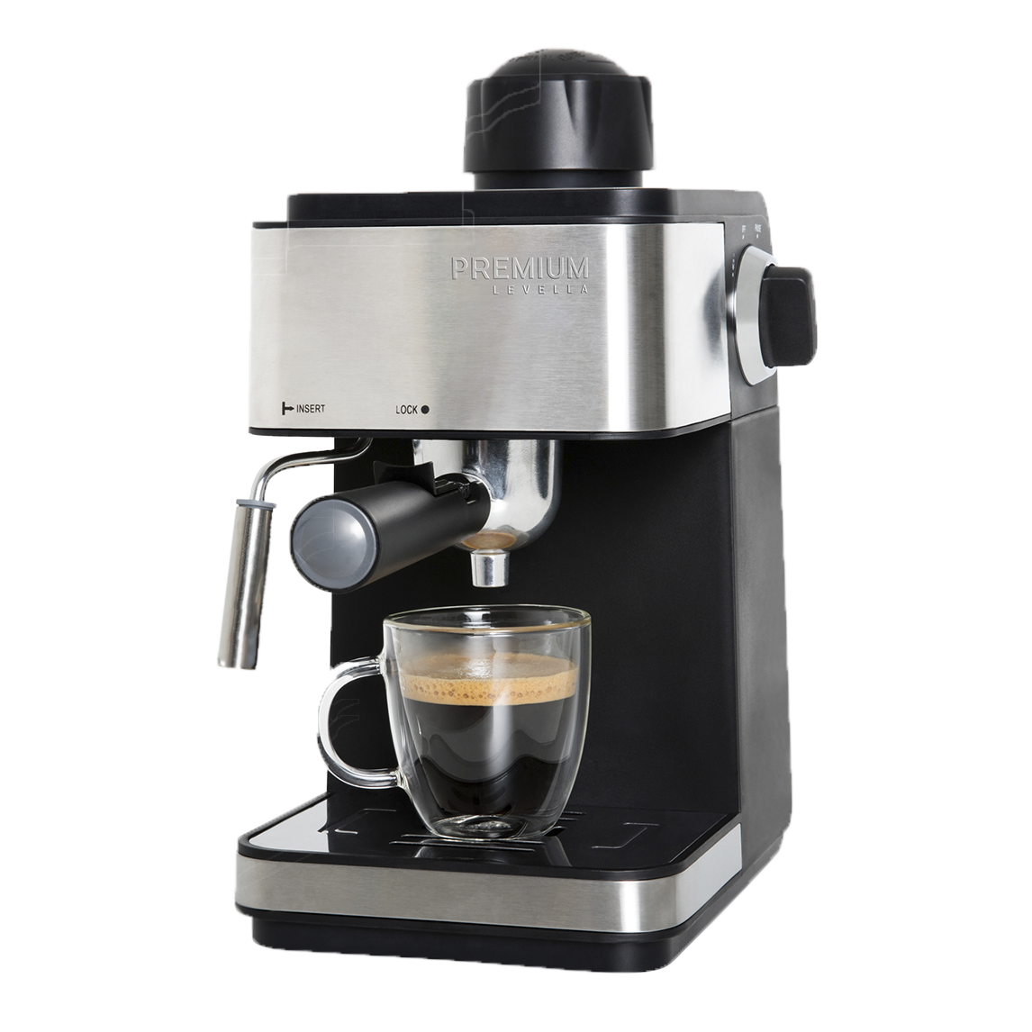 Premium - 3-In-1 Steam Espresso, Cappuccino and Latte Machine 3.5 Bar Pressure