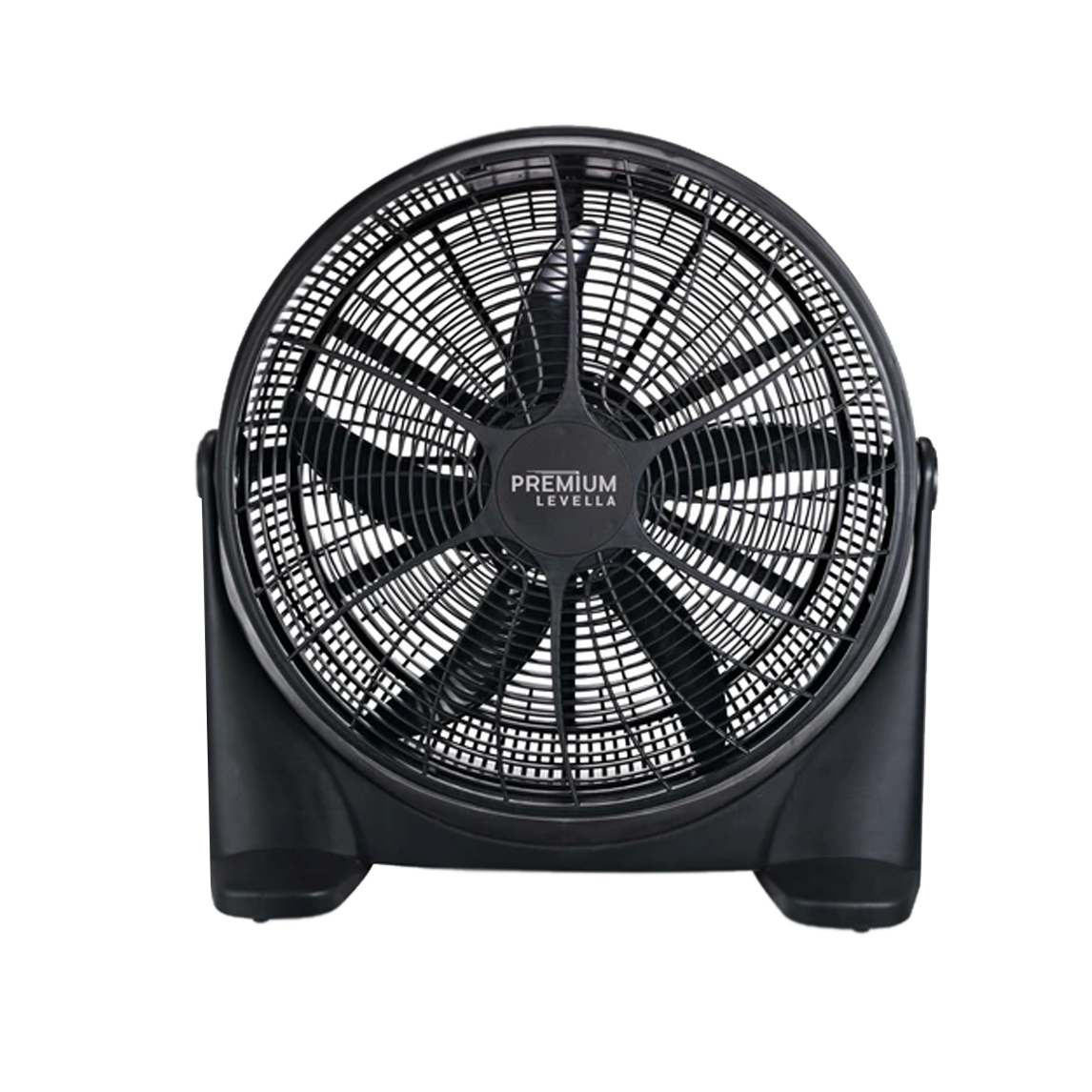 Premium Floor Fan 20-inch 3-Speed High Velocity. Adjustable Til. Elegant Black