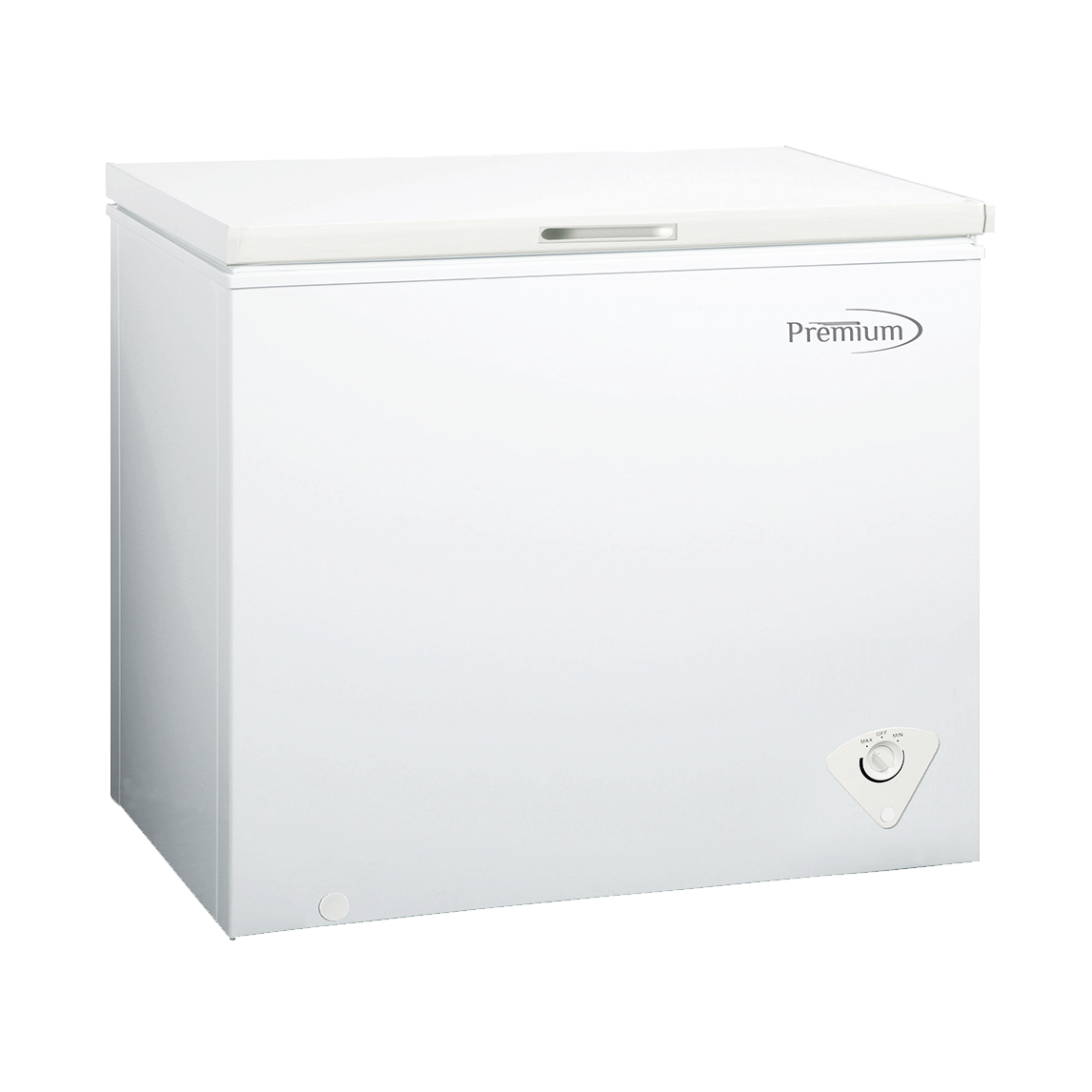 Premium Levella® 10.2 Cu. Ft. White Chest Freezer. Adjustable Temperature Control.