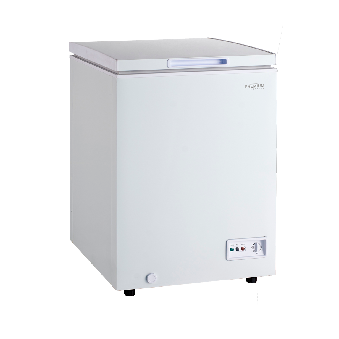 Premium Levella®  3.3 Cu. Ft. White Chest Freezer. Adjustable Temperature Control.
