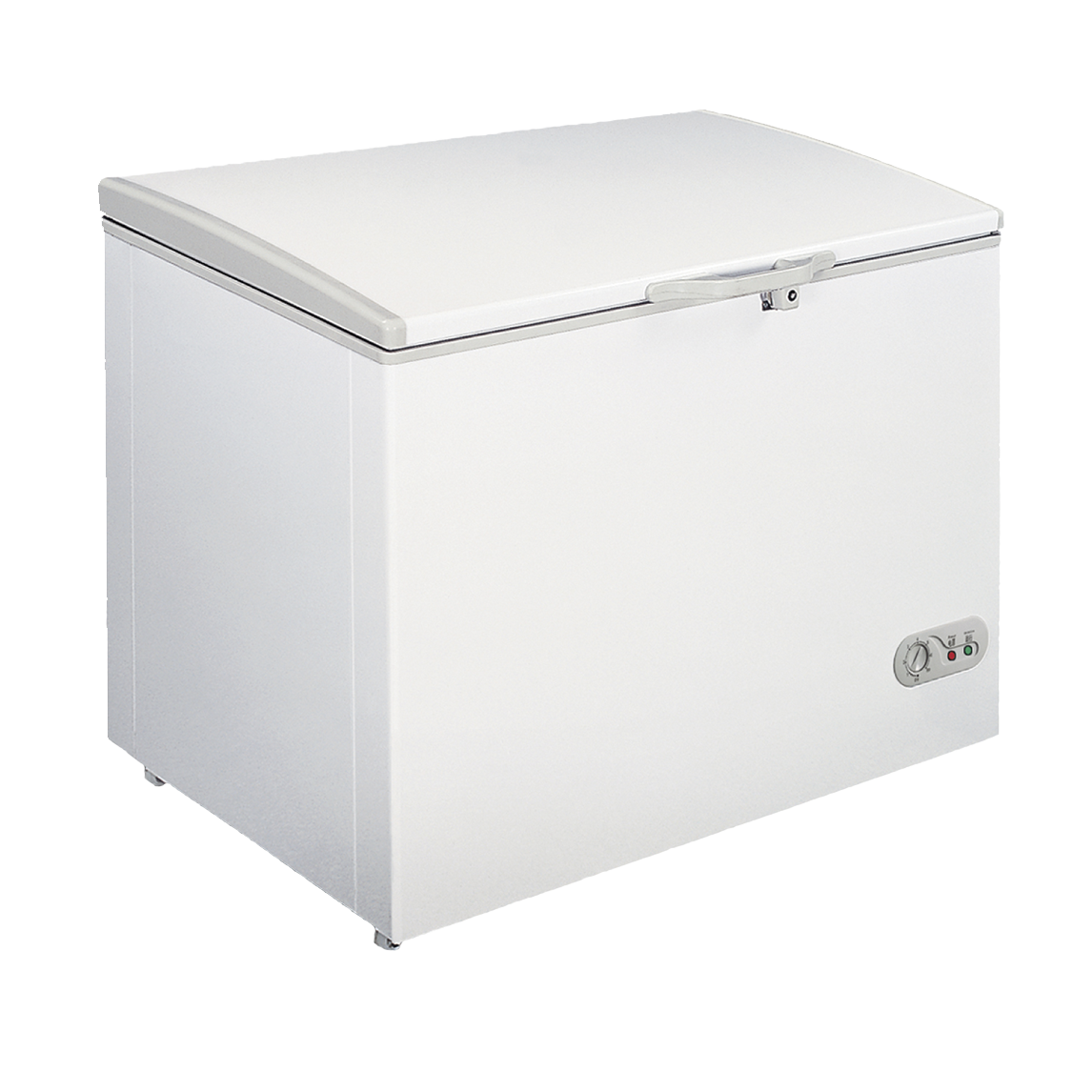 Premium Levella® 5.5 Cu. Ft. White Chest Freezer. Adjustable Temperature Control.