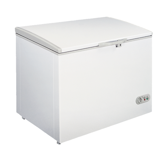 Premium Levella® 5.5 Cu. Ft. White Chest Freezer. Adjustable Temperature Control.
