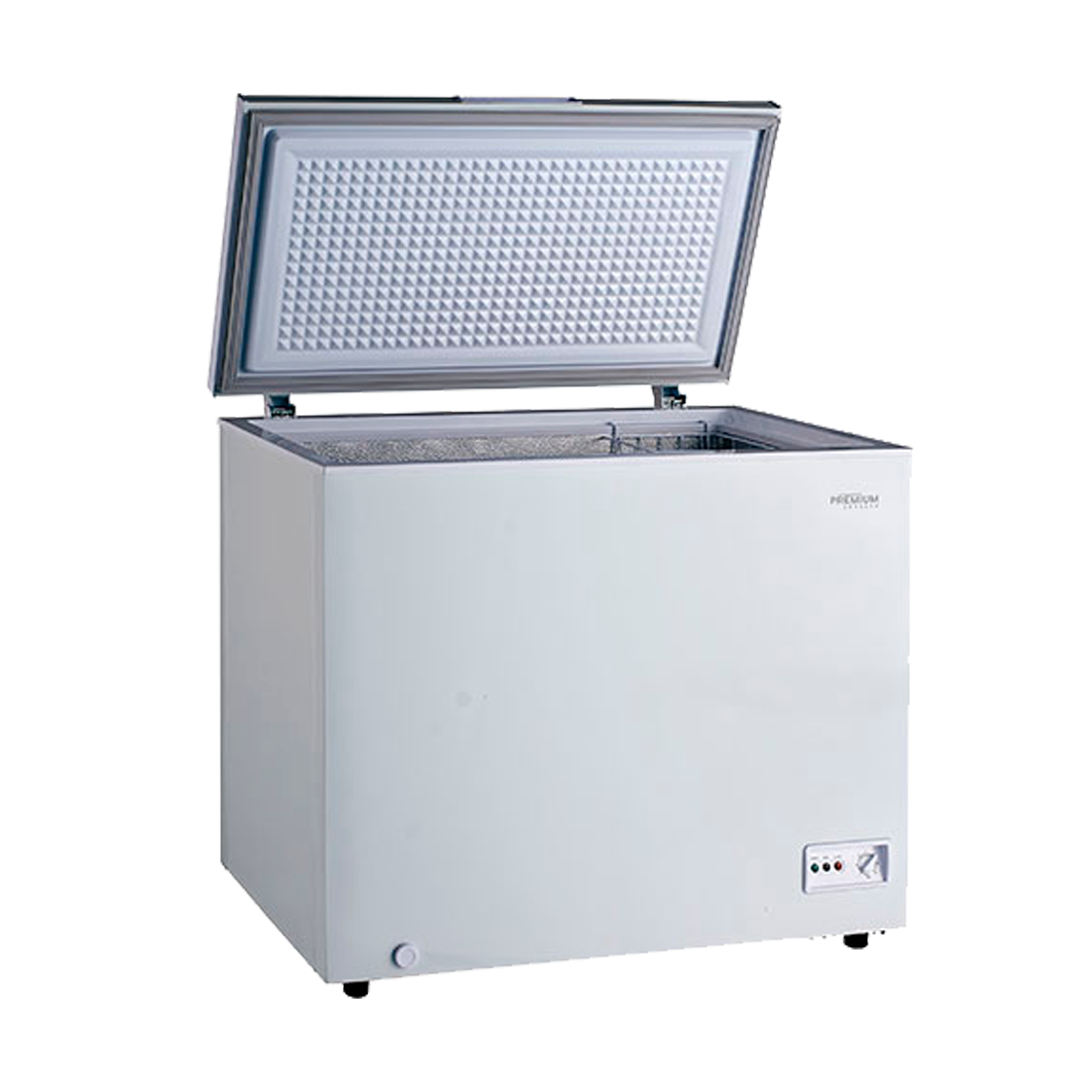 Premium Levella® 7.0 Cu Ft New White Chest Freezer. Adjustable Temperature Control.