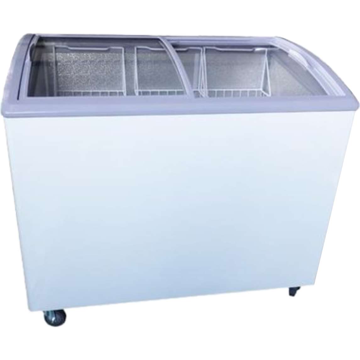 Premium Levella® 7.4 Cu. Ft. White Chest Freezer Display.