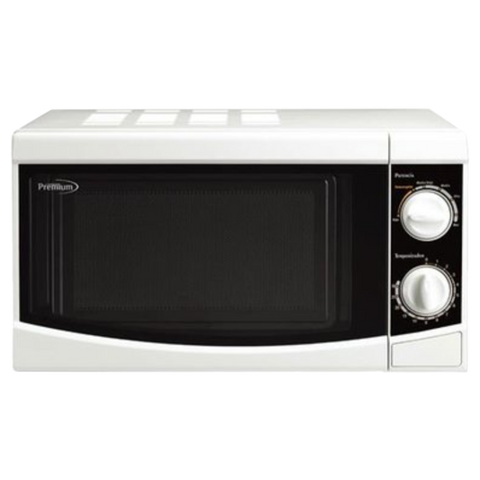 Premium - 0.7 CuFt 700 Watt White Countertop Microwave Oven