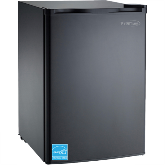 Premium - 2.5 CuFt Compact Refrigerator In Black