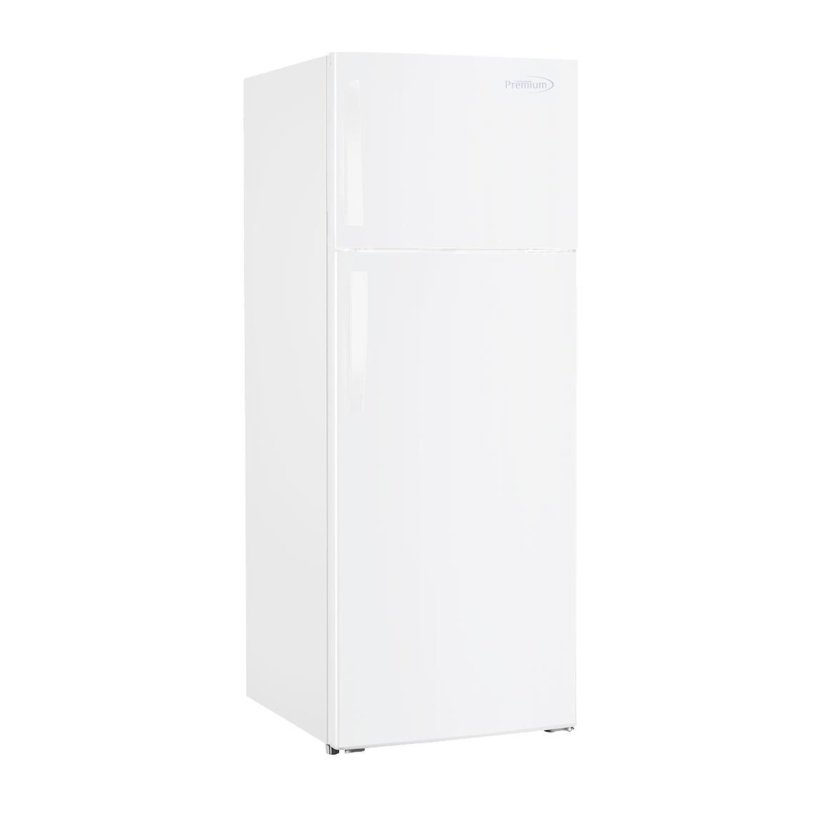 Premium 10.1 Cu Ft Frost Free Top Freezer Refrigerator in White Adjustable Door