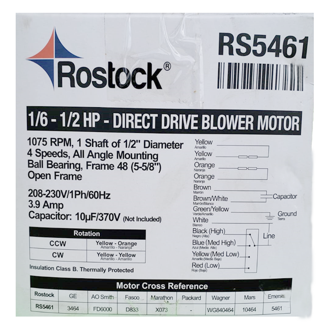 Rostock Direct Drive Blower Motors